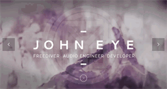 Desktop Screenshot of johneye.com